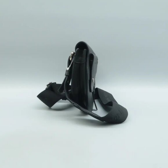 100% Authentic DIOR Saddle Dior Oblique Black Leather Crossbody Bag - Picture 4 of 12